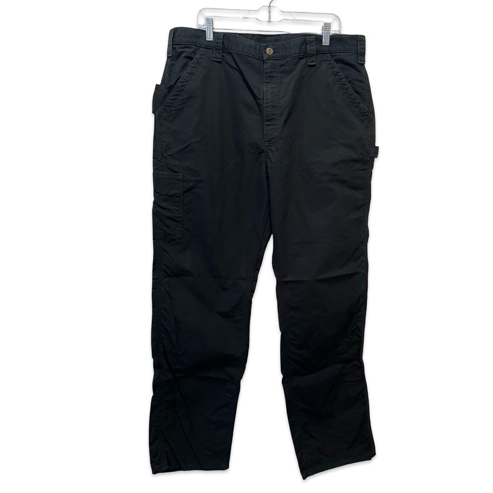 Carhartt B11 BLK Men's 38x34 Original Dungaree Fit Black Carpenter Work Pants